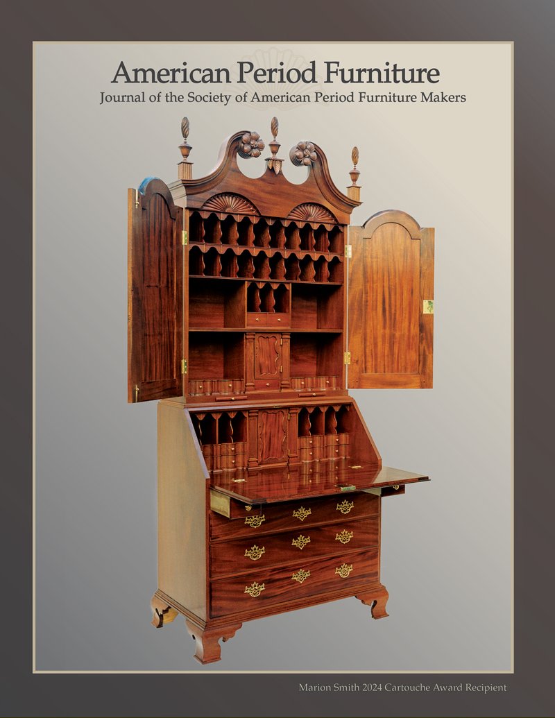 American Period Furniture journal 2024 cover — Marion Smith secretary desk